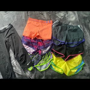 Lot of NIKE running shorts